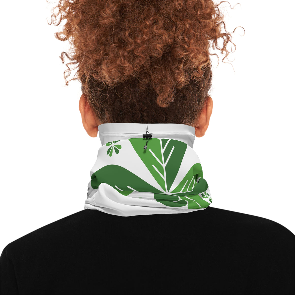 Winter Neck Gaiter with Four-Leaf Clover Pax Lux Design