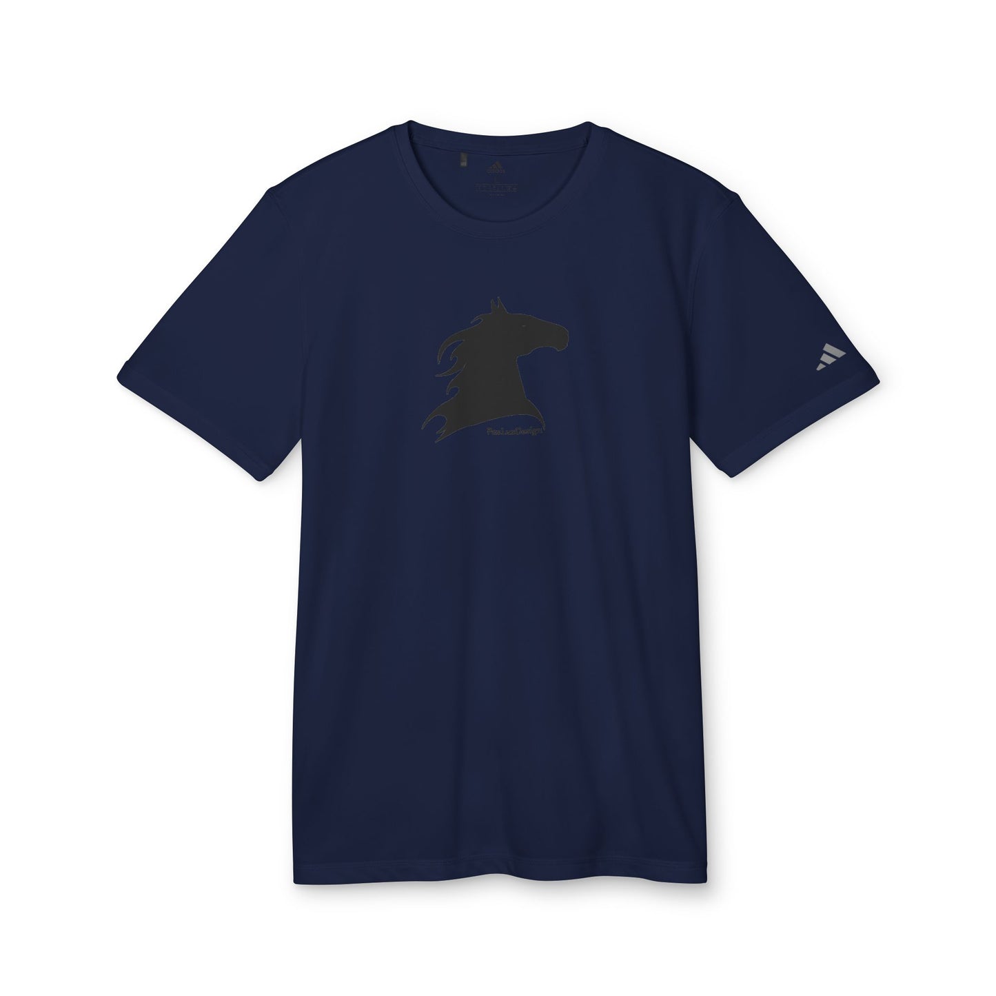 adidas Unisex Sport T-shirt Black Horse Pax Lux Design