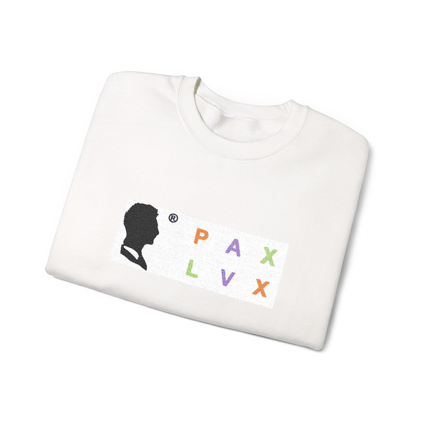 PAX LVX Silhouette Crewneck Sweatshirt — Peaceful Occult Graphic