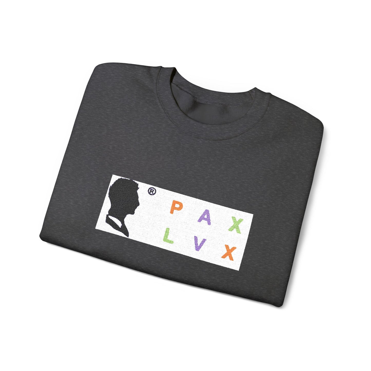 PAX LVX Silhouette Crewneck Sweatshirt — Peaceful Occult Graphic
