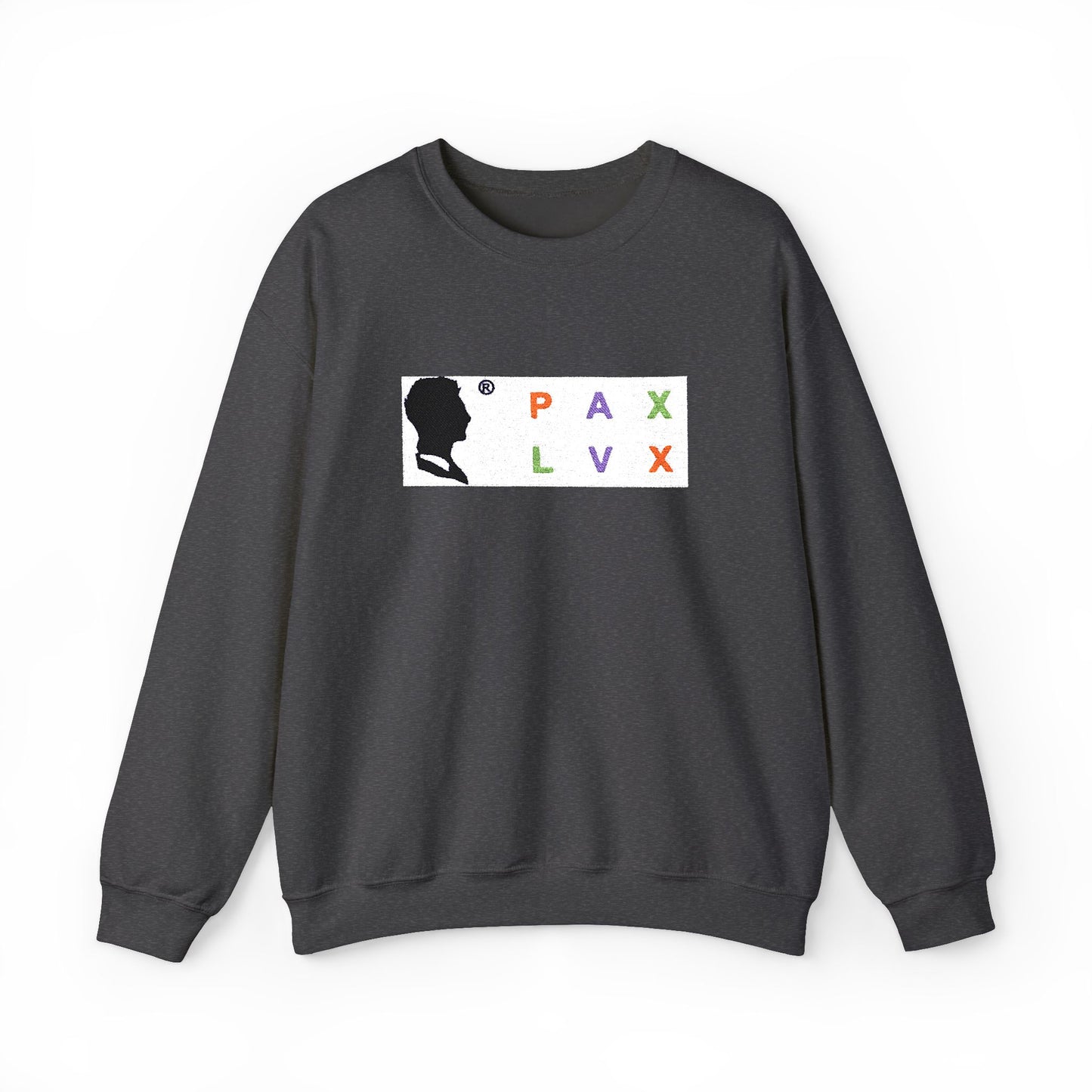 PAX LVX Silhouette Crewneck Sweatshirt — Peaceful Occult Graphic