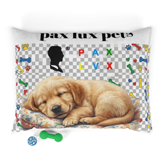 PAX LUX PETS Plush Dog Sleepy Puppy Pet Bed