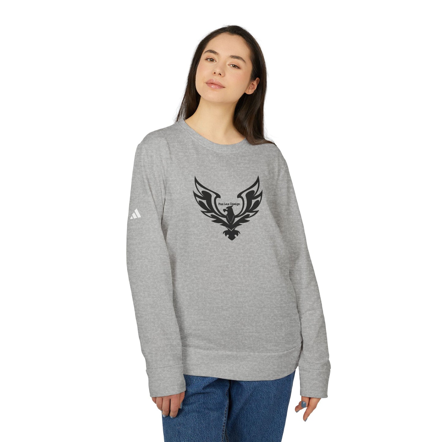 adidas Unisex Fleece Crewneck Sweatshirt Eagle Pax Lux Design