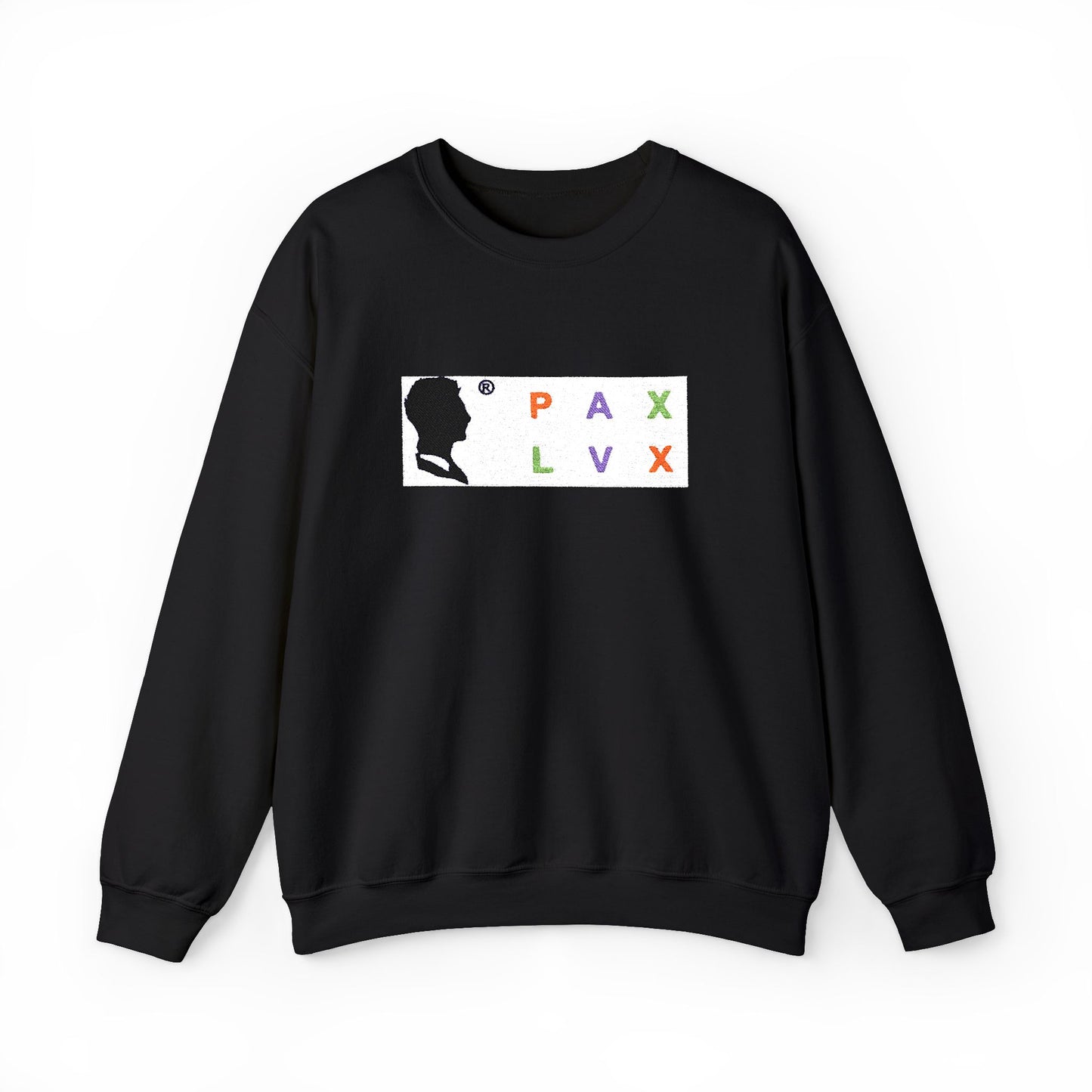 PAX LVX Silhouette Crewneck Sweatshirt — Peaceful Occult Graphic