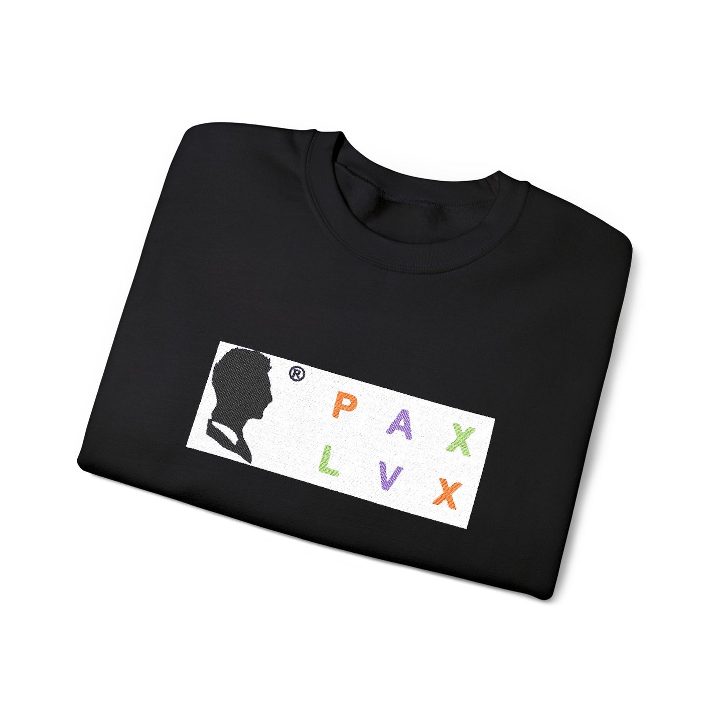 PAX LVX Silhouette Crewneck Sweatshirt — Peaceful Occult Graphic