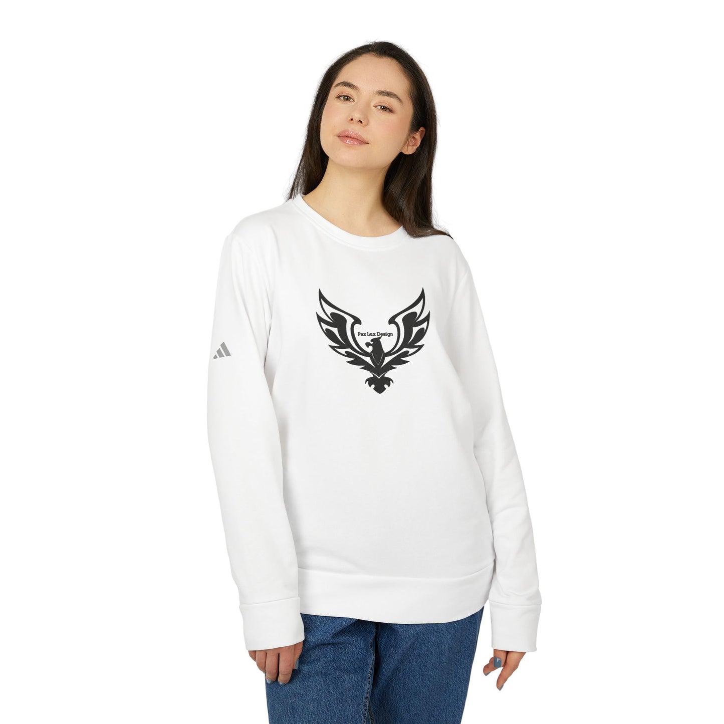 adidas Unisex Fleece Crewneck Sweatshirt Eagle Pax Lux Design