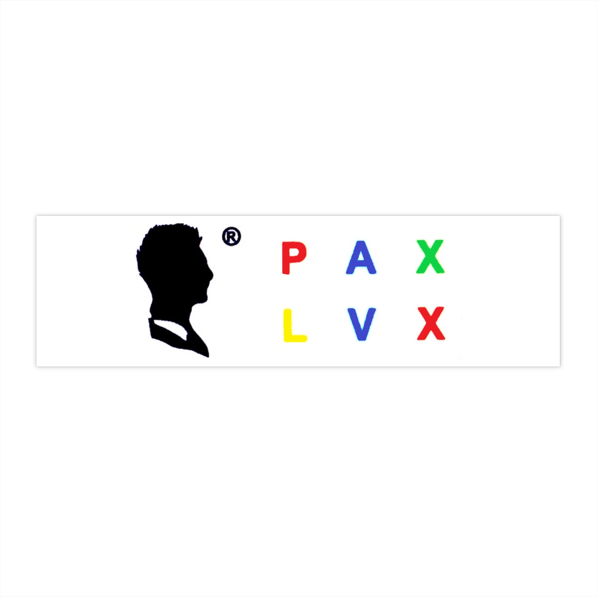 Pax Lux Peace Latin Quote Bumper Sticker