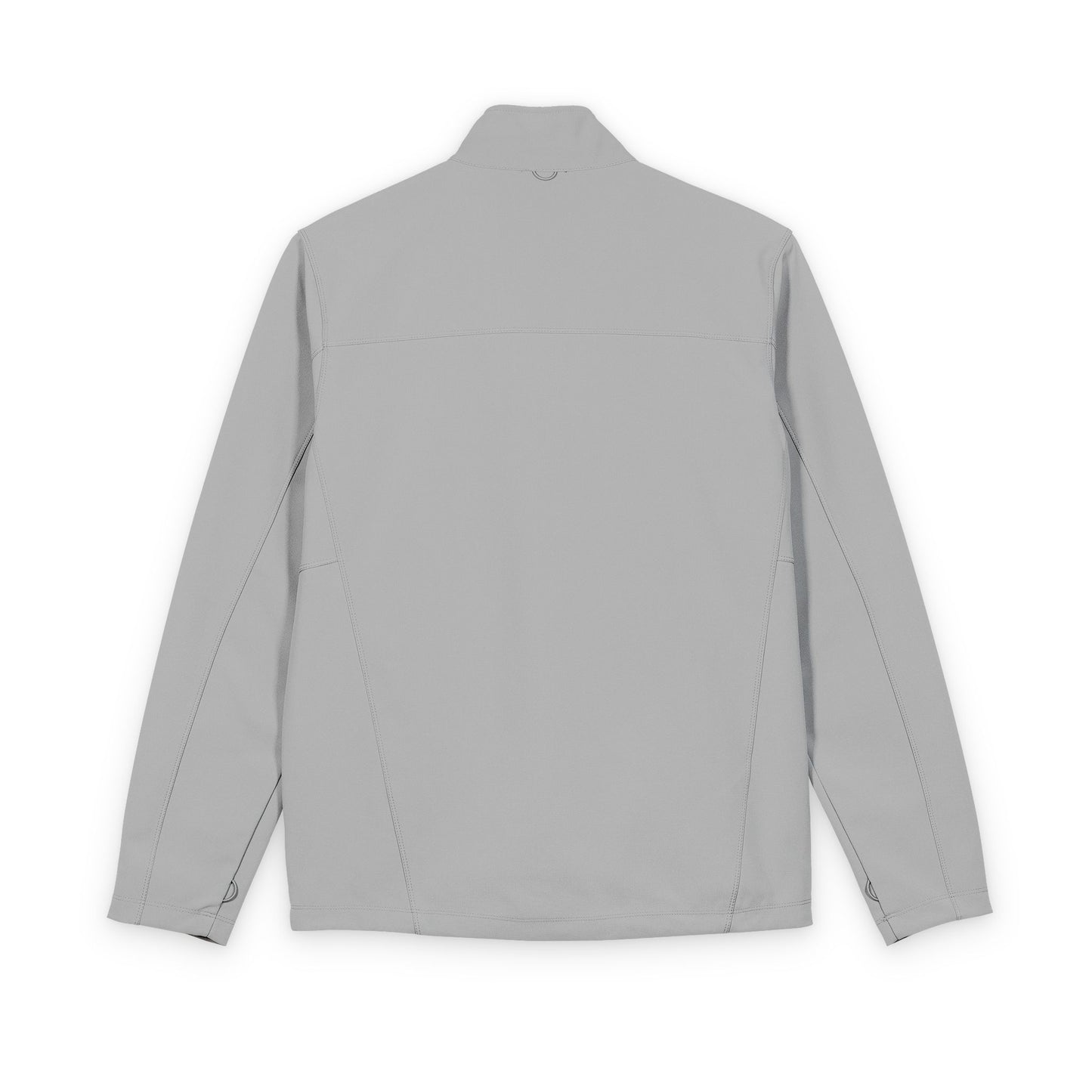 Men's Soft Shell Jacket with Abstract Black & White Dog Patch Pax Lux Fashion