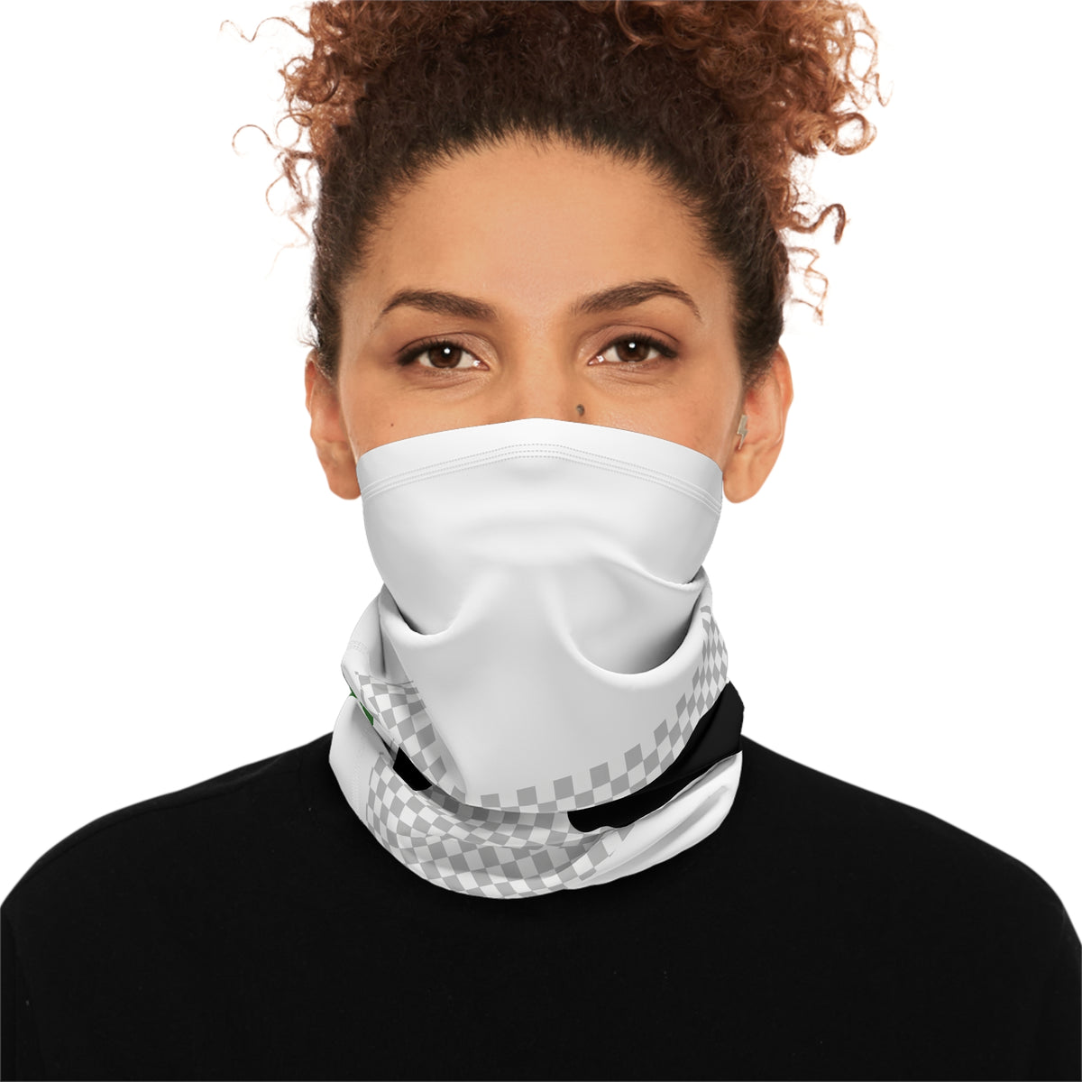 Winter Neck Gaiter with Four-Leaf Clover Pax Lux Design